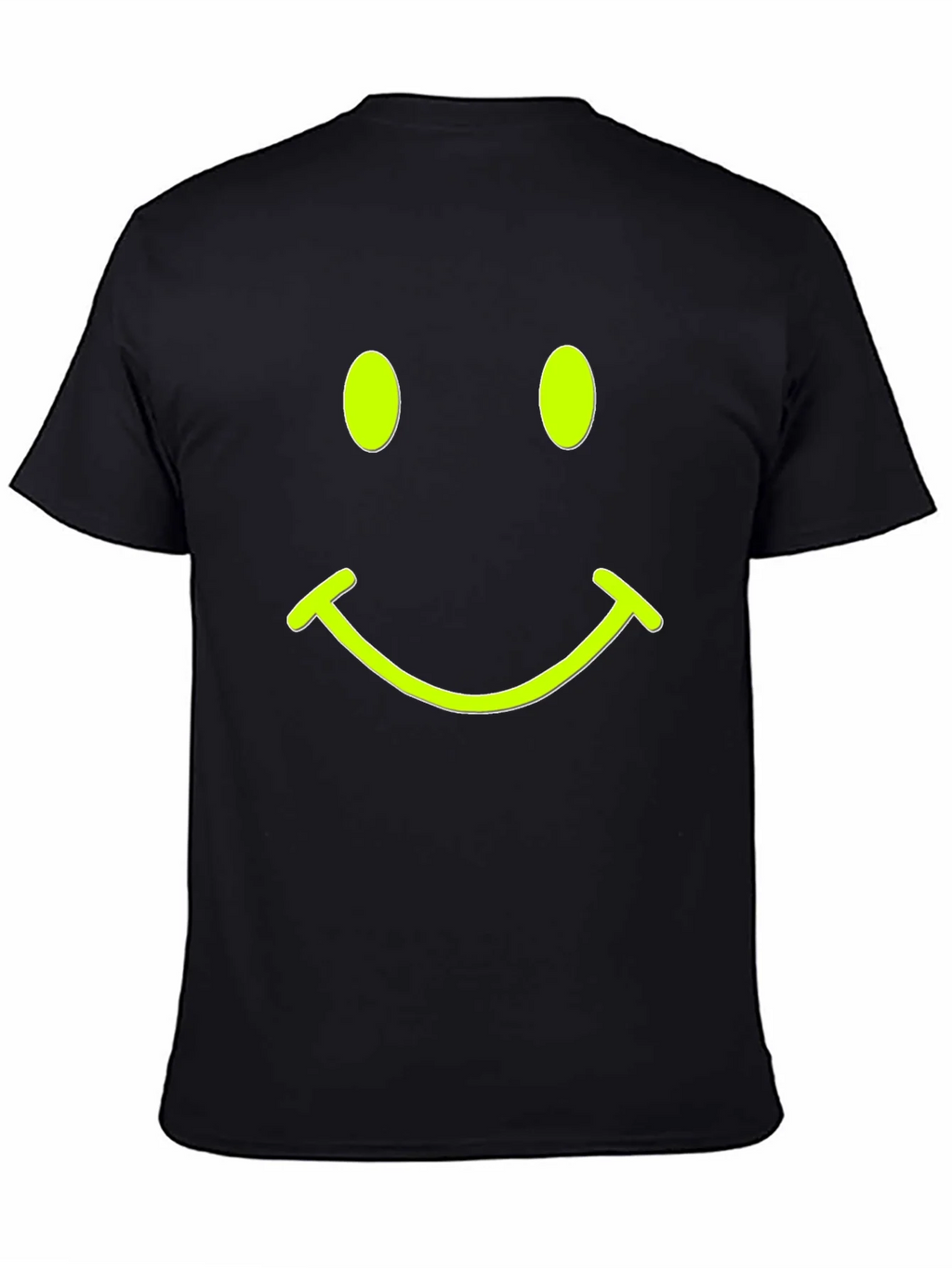 Smiley Face Black T-Shirt - Express Your Happy Side!
