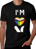 LGBTQ+ Pride Heart T-Shirt - Love Wins!