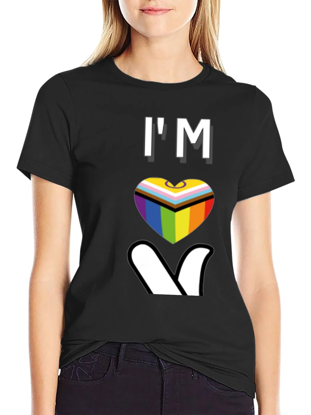 LGBTQ+ Pride Heart T-Shirt - Love Wins!