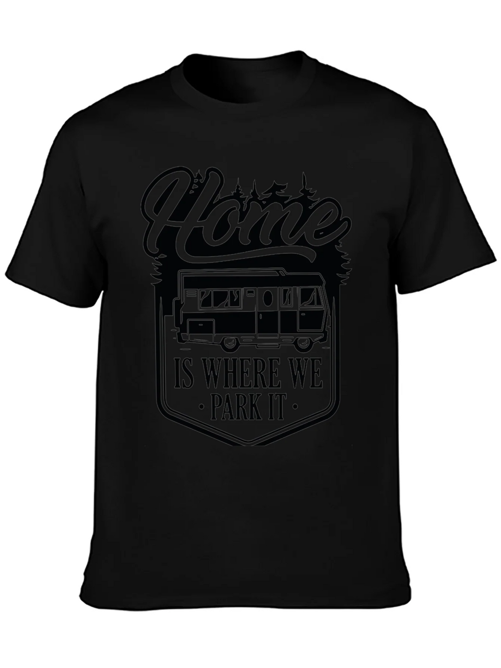 Home Is Where We Park It Camping T-Shirt