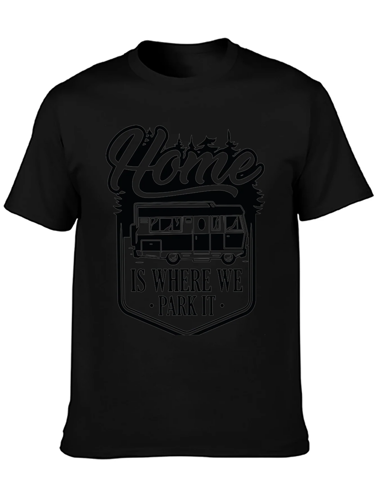Home Is Where We Park It Camping T-Shirt