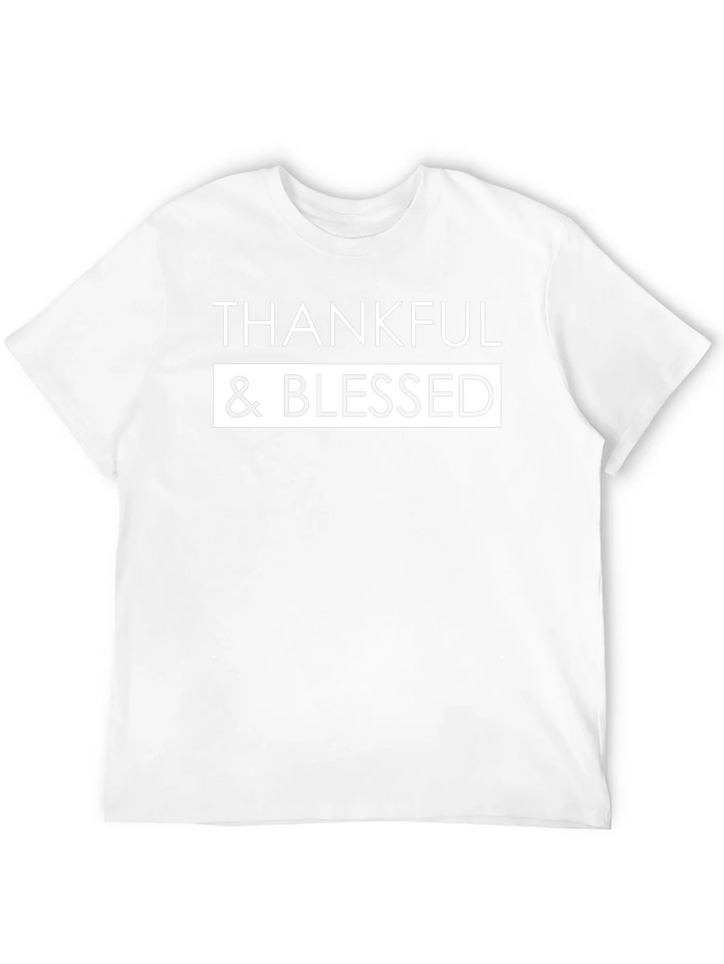 Thankful & Blessed Black Graphic Tee
