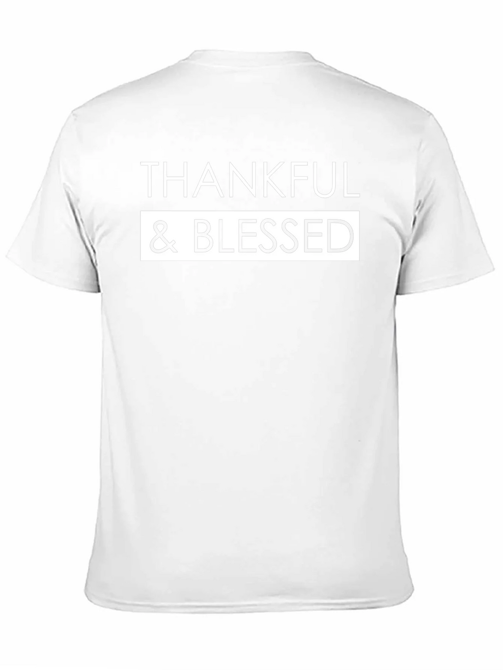 Thankful & Blessed Black Graphic Tee