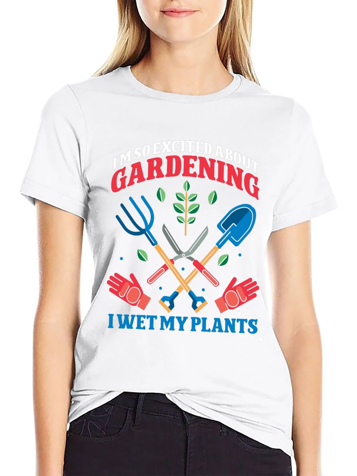 Gardening Enthusiast T-Shirt: I Wet My Plants!