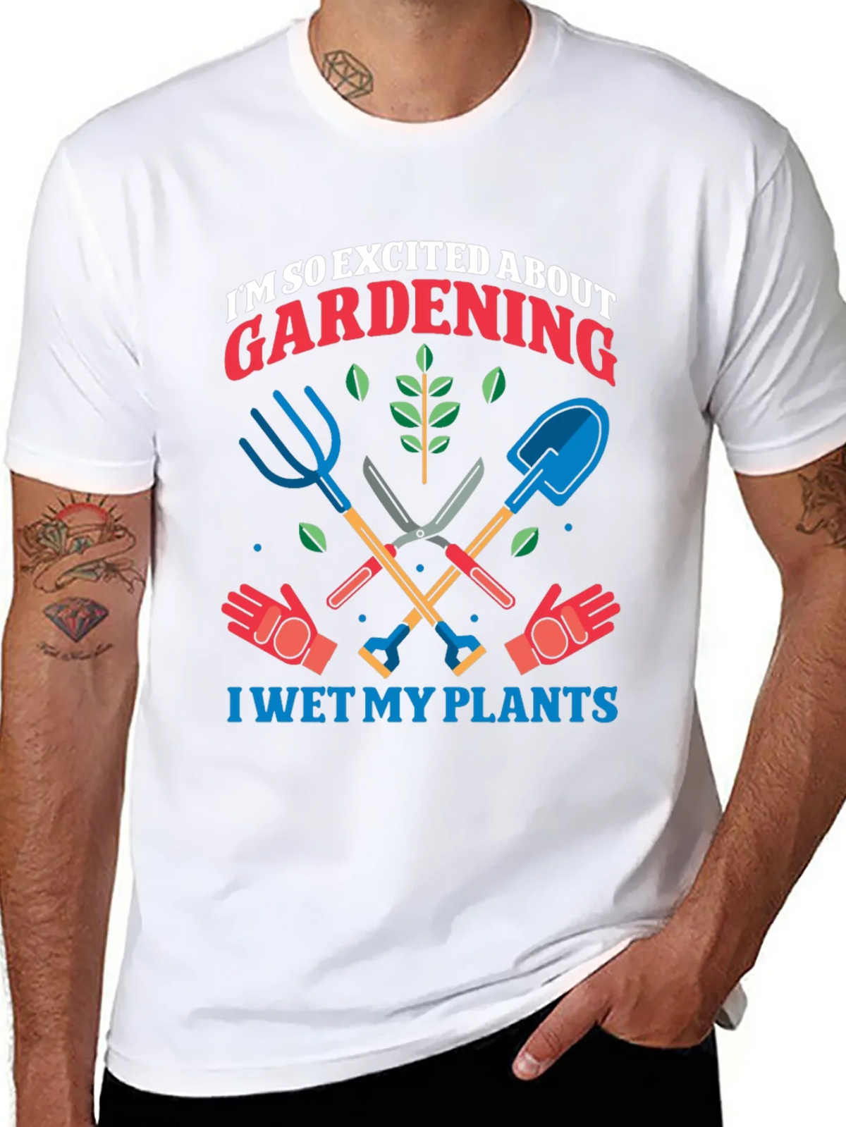 Gardening Enthusiast T-Shirt: I Wet My Plants!