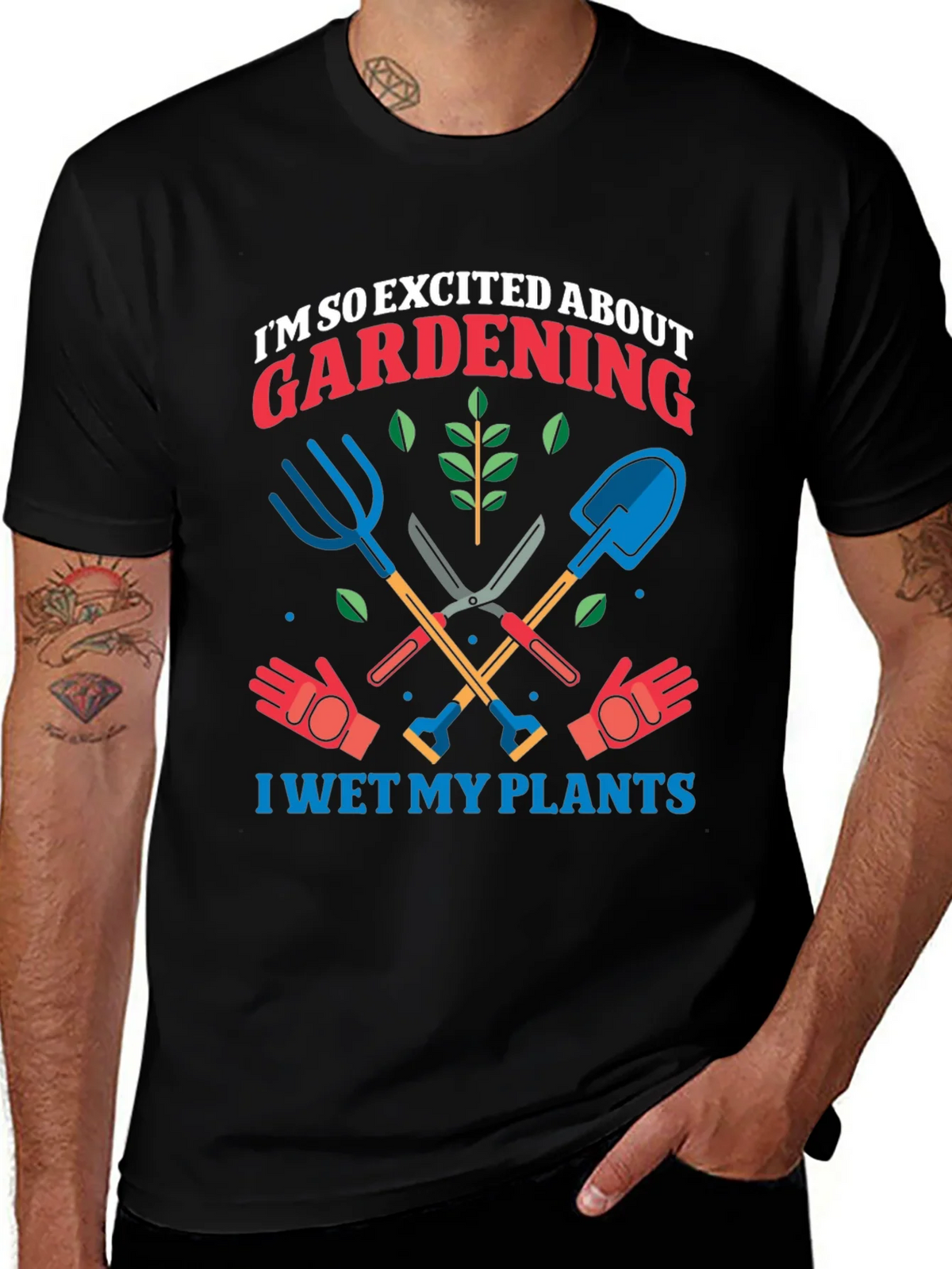 Gardening Enthusiast T-Shirt: I Wet My Plants!