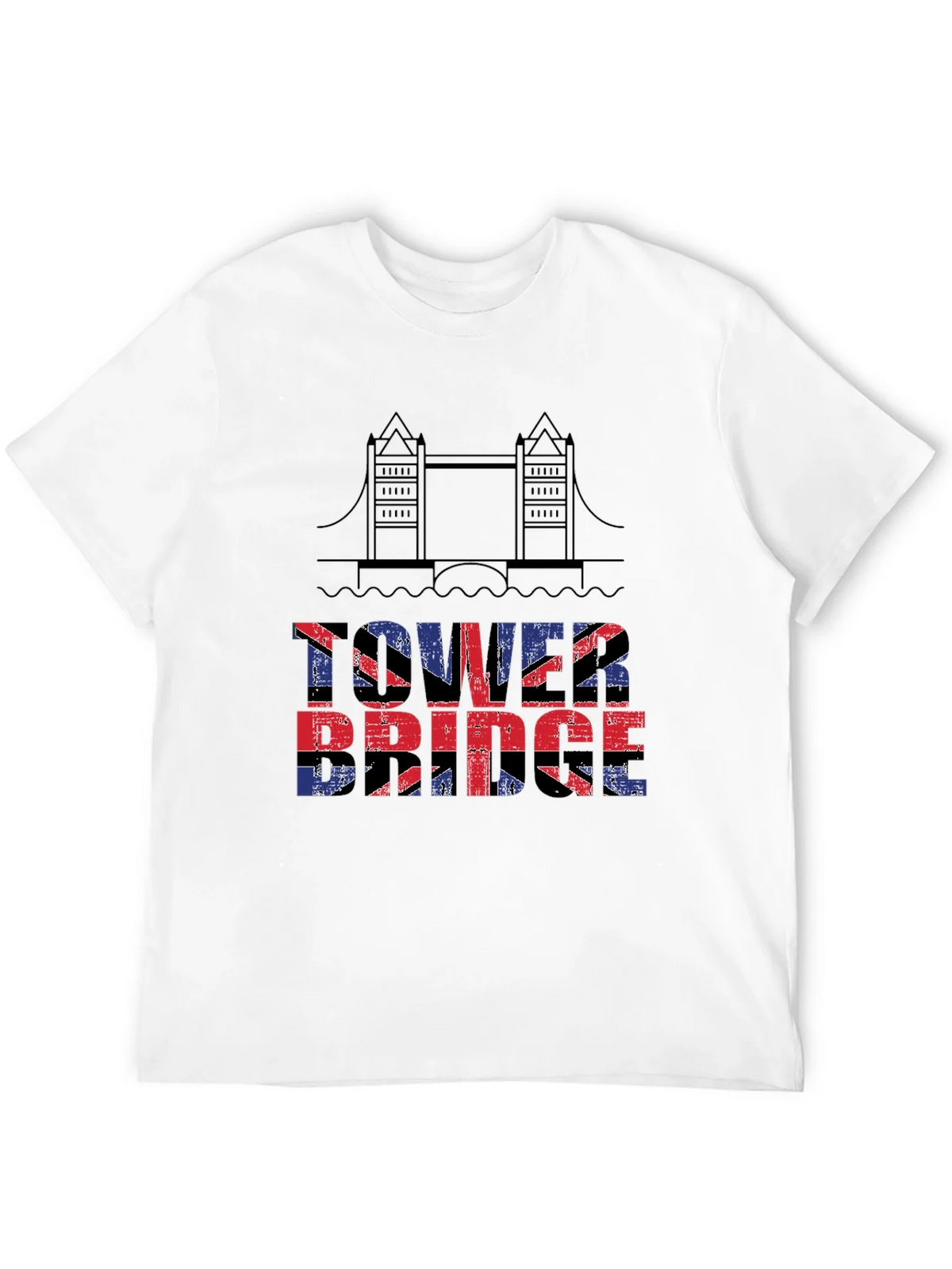 Tower Bridge UK Flag T-Shirt