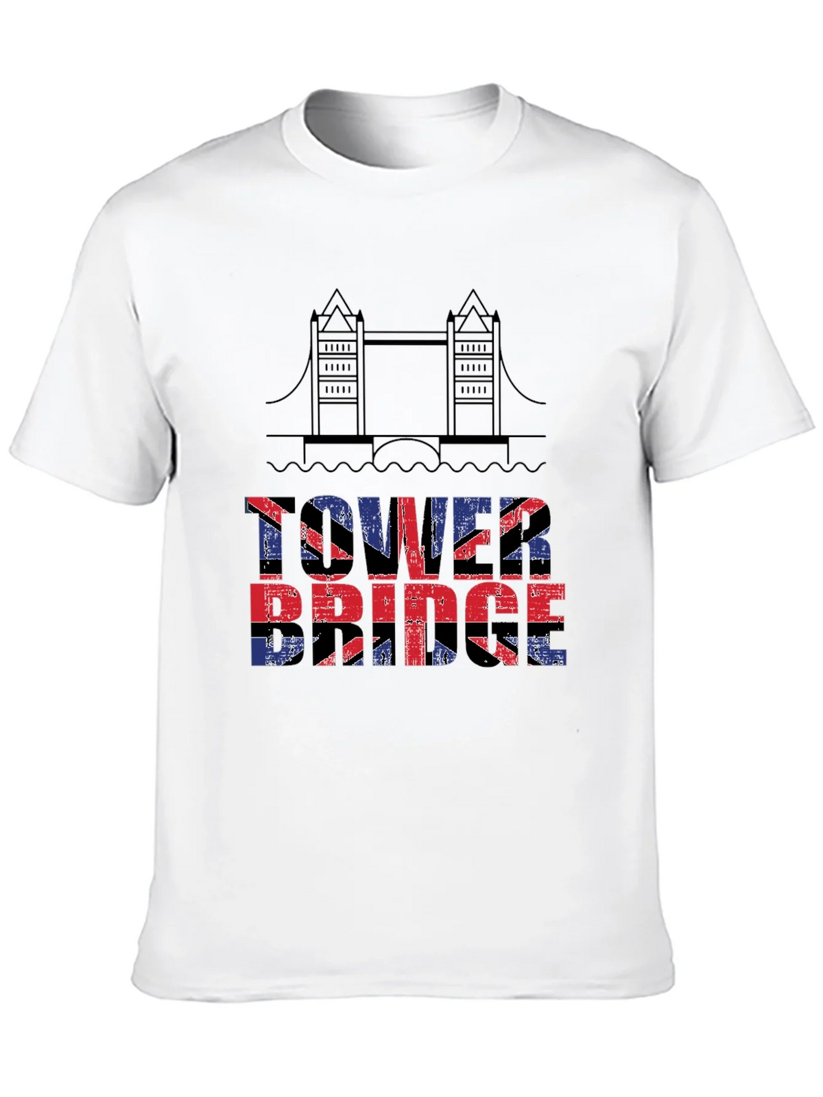 Tower Bridge UK Flag T-Shirt