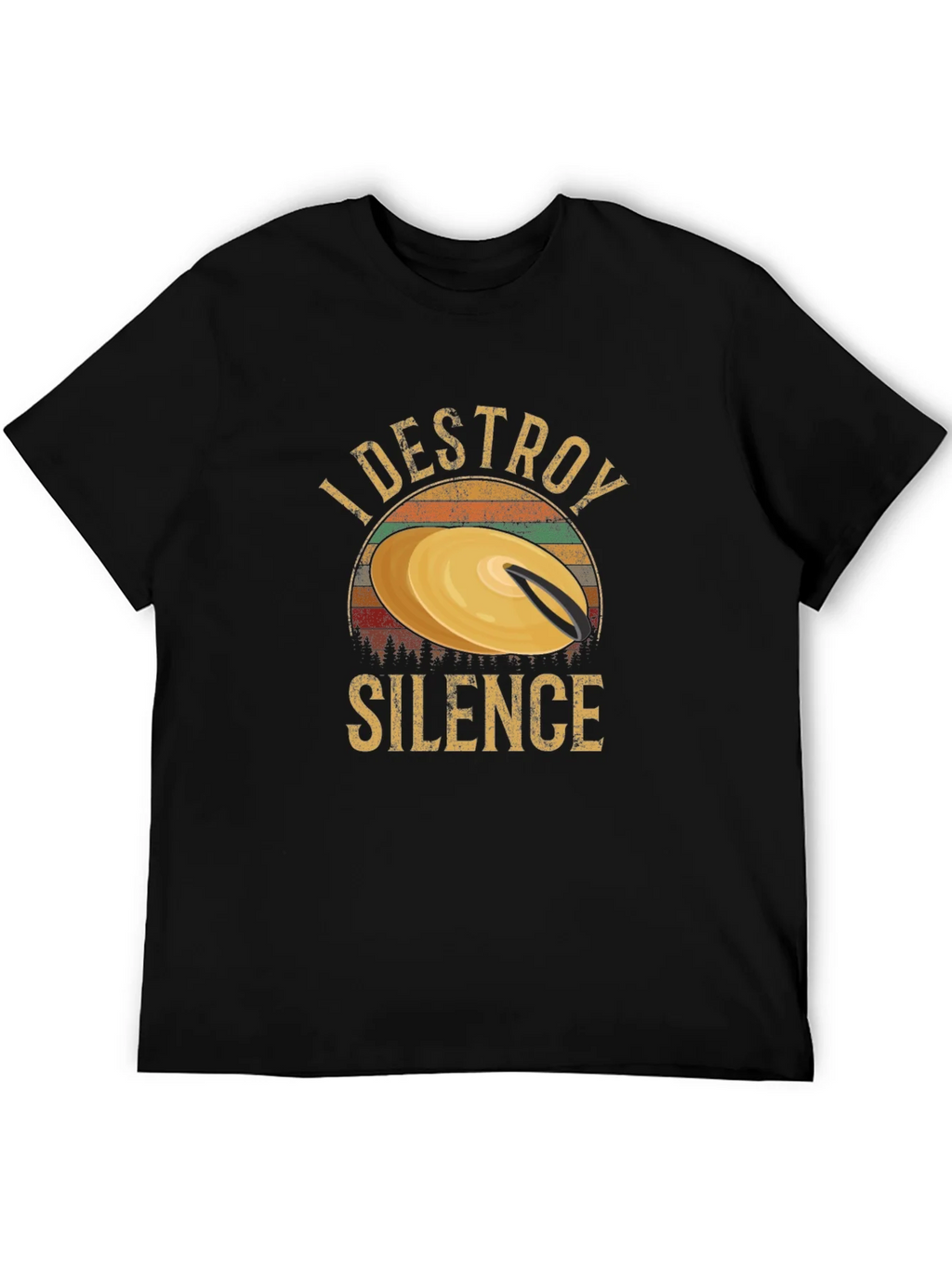 I Destroy Silence Drummer T-Shirt