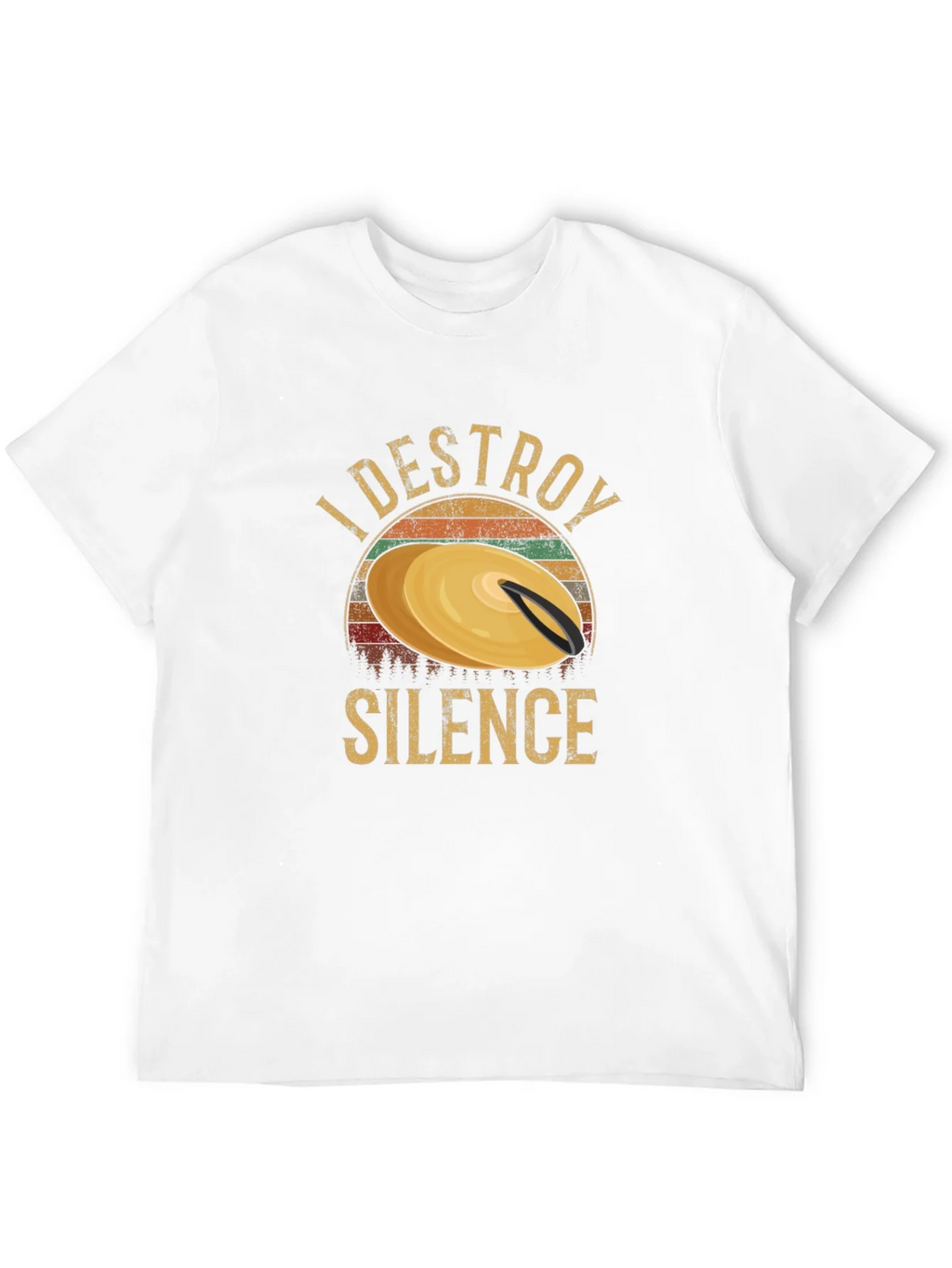 I Destroy Silence Drummer T-Shirt