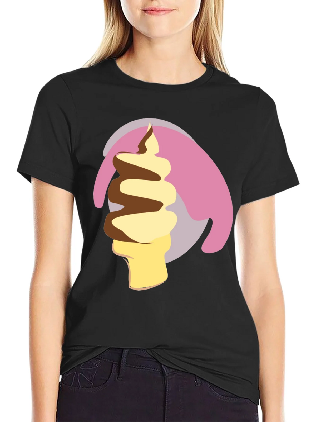 Ice Cream Swirl Graphic Tee