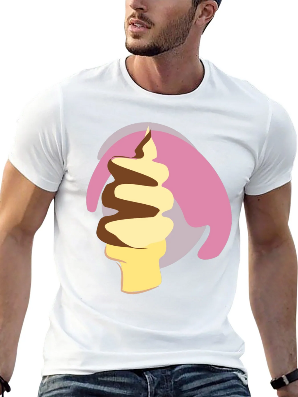 Ice Cream Swirl Graphic Tee