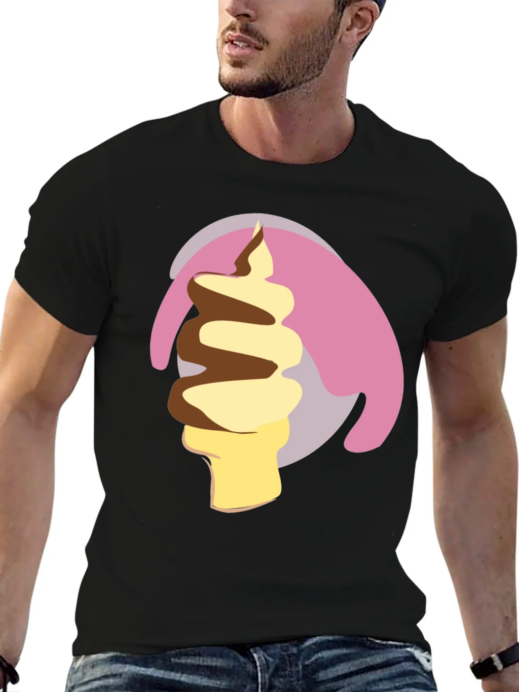 Ice Cream Swirl Graphic Tee