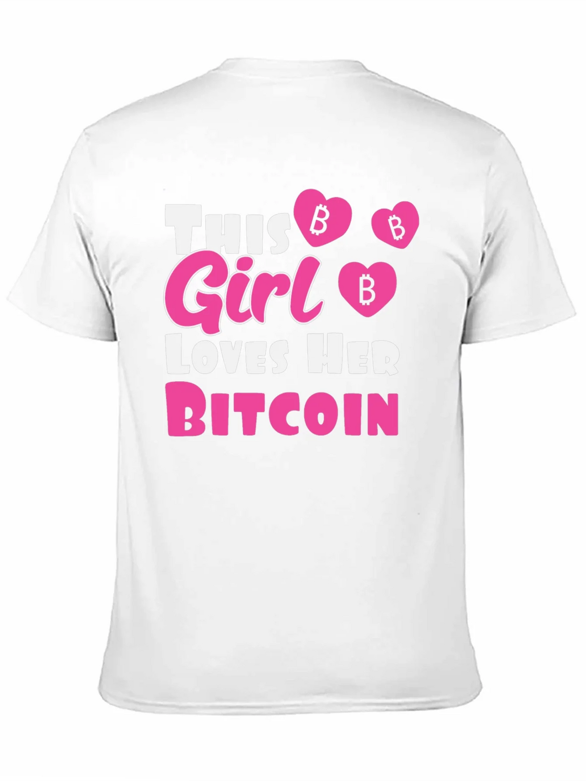 This Girl Loves Her Bitcoin Black T-Shirt
