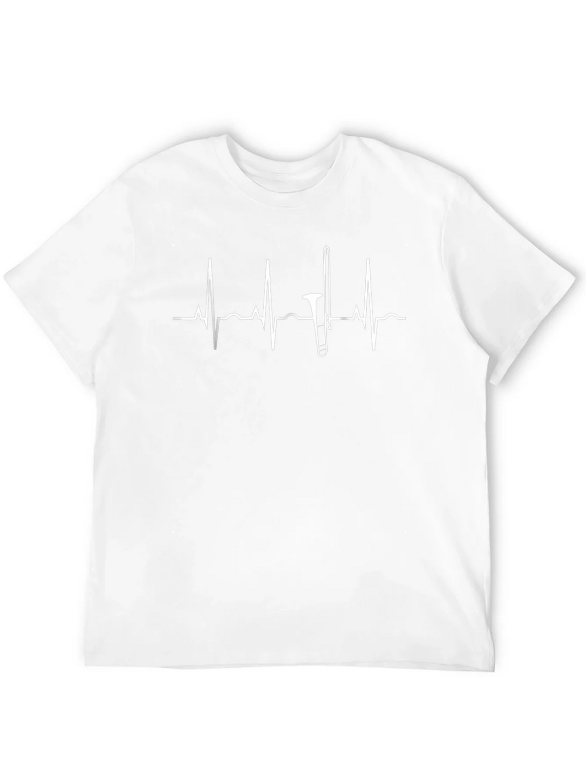 Trombone Heartbeat Graphic Tee