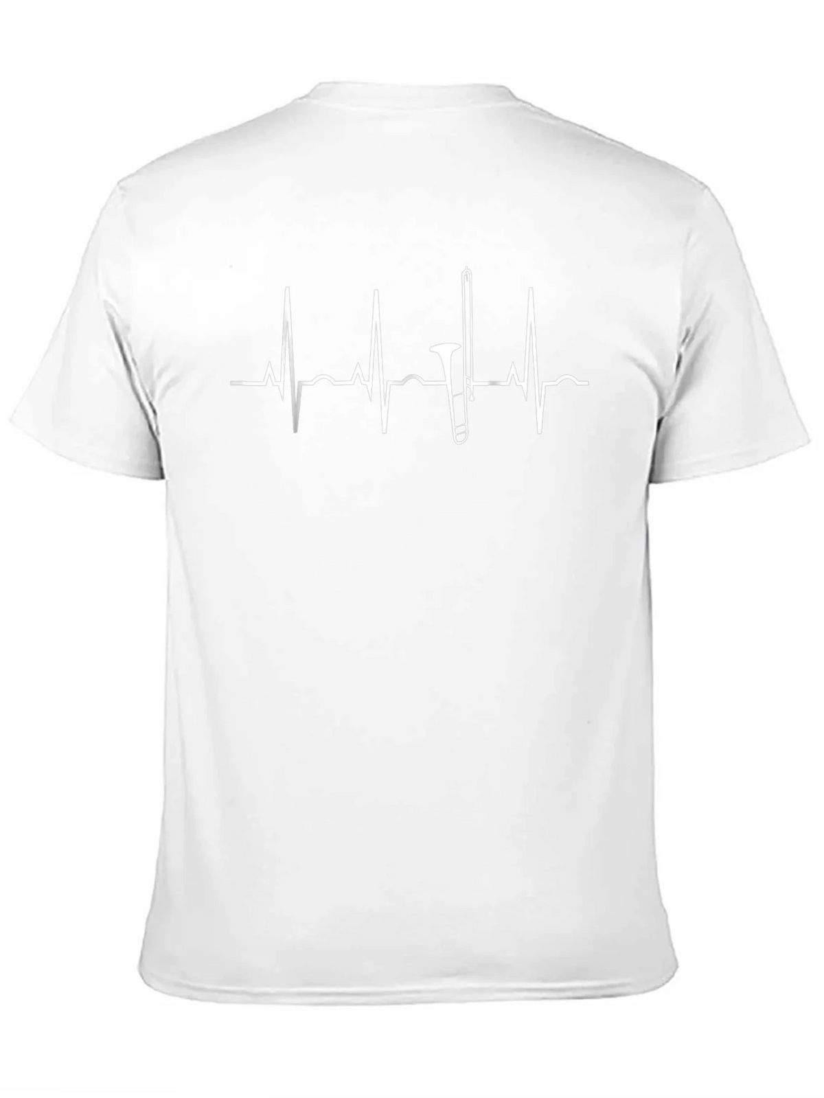 Trombone Heartbeat Graphic Tee