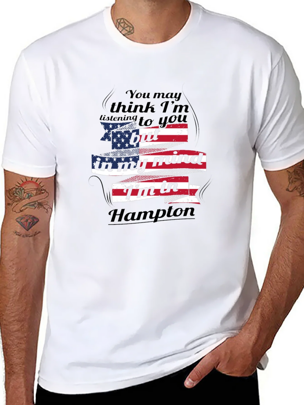 Hampton Mind T-Shirt - Patriotic Design