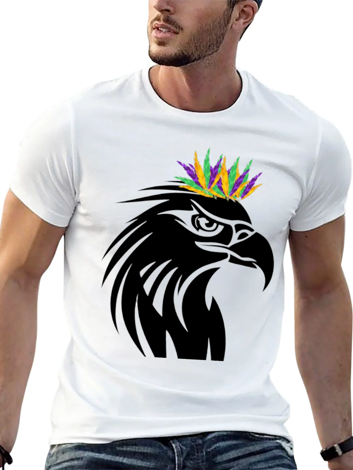 Eagle Mardi Gras T-Shirt