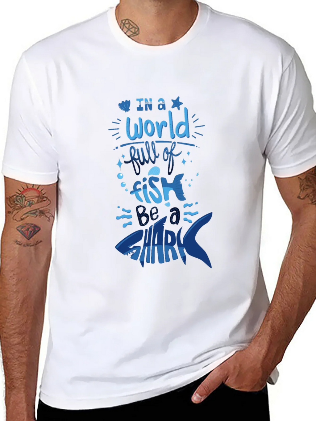Be a Shark T-Shirt - Bold Graphic Tee