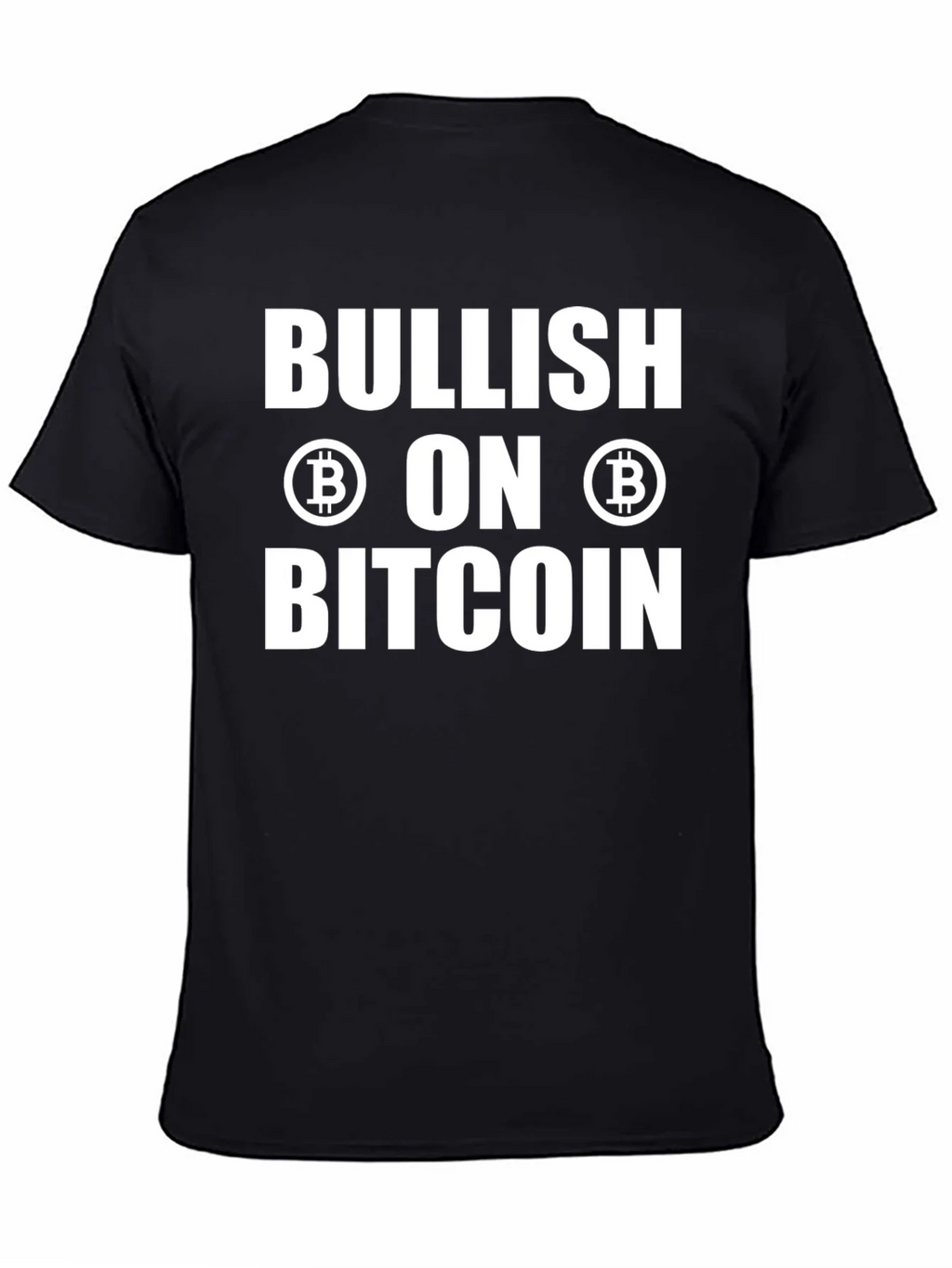 Bullish on Bitcoin Black T-Shirt