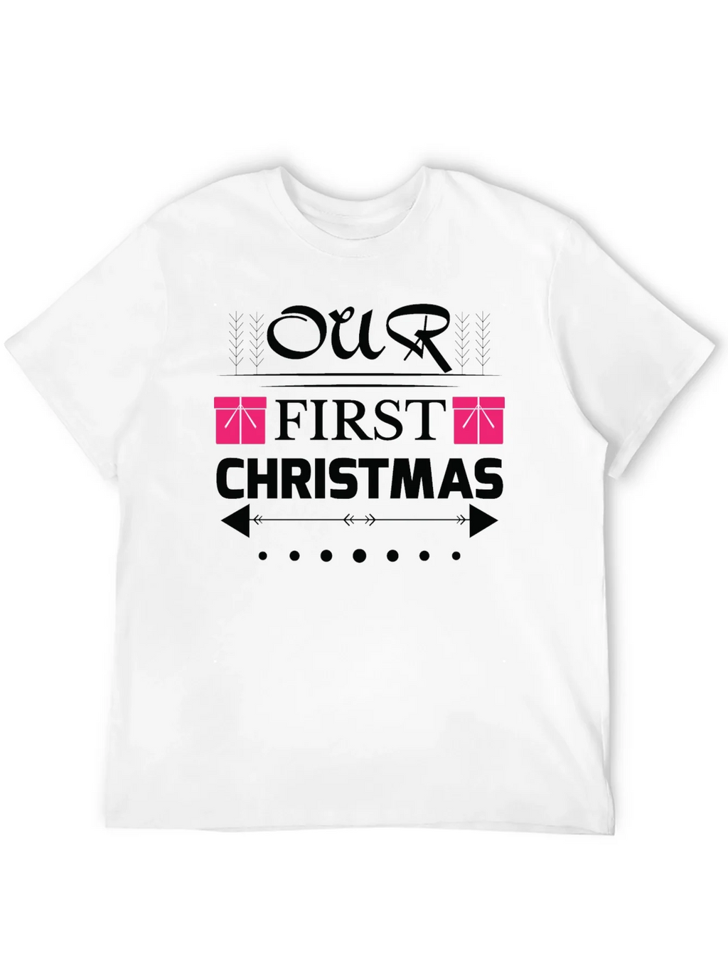 Our First Christmas T-Shirt - Festive Holiday Apparel