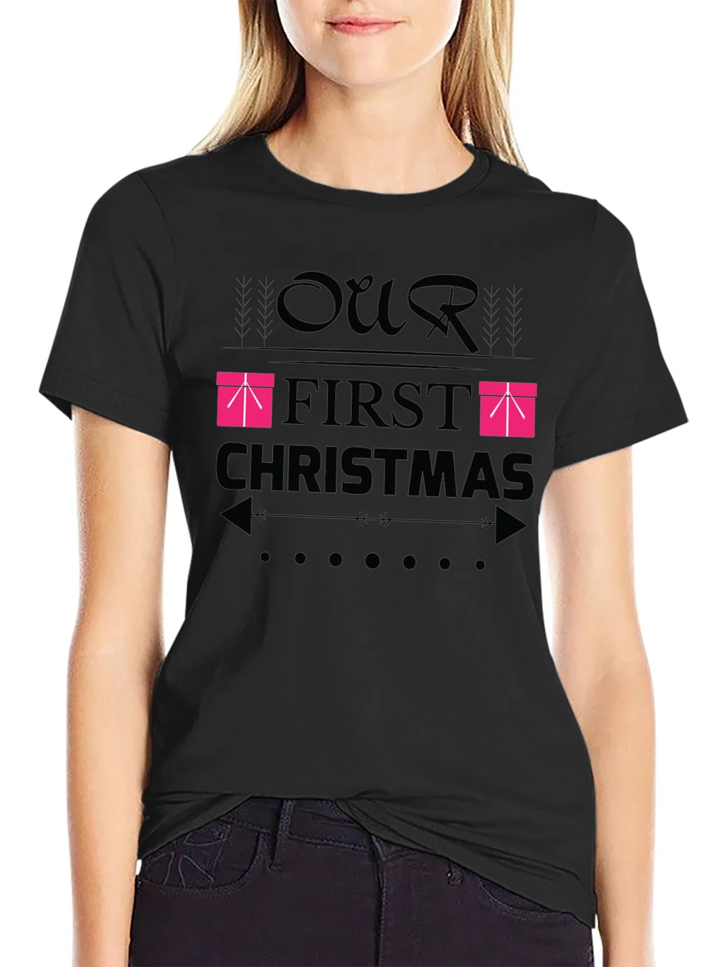 Our First Christmas T-Shirt - Festive Holiday Apparel