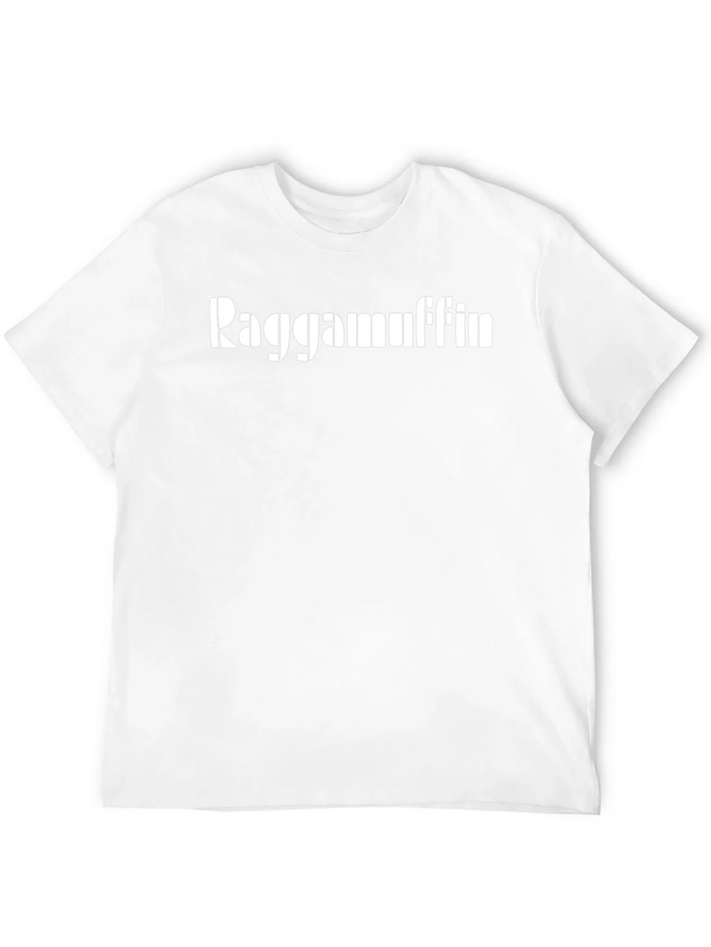 Raggamuffin Graphic T-Shirt - Black Casual Cotton Tee
