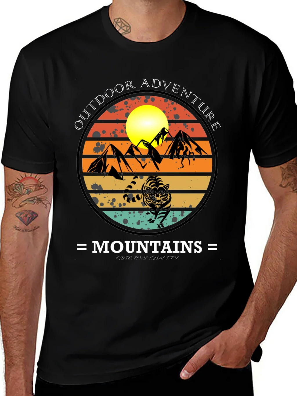 Outdoor Adventure Mountains Graphic Tee