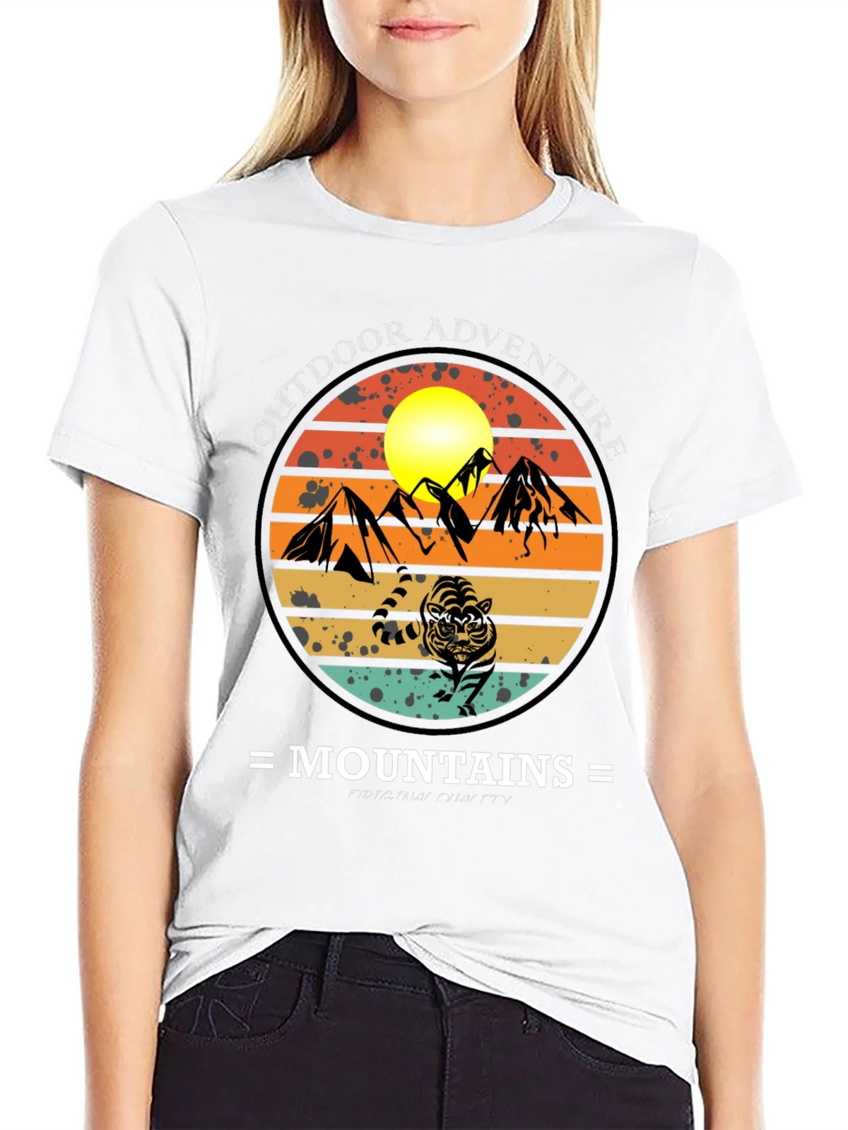 Outdoor Adventure Mountains Graphic Tee