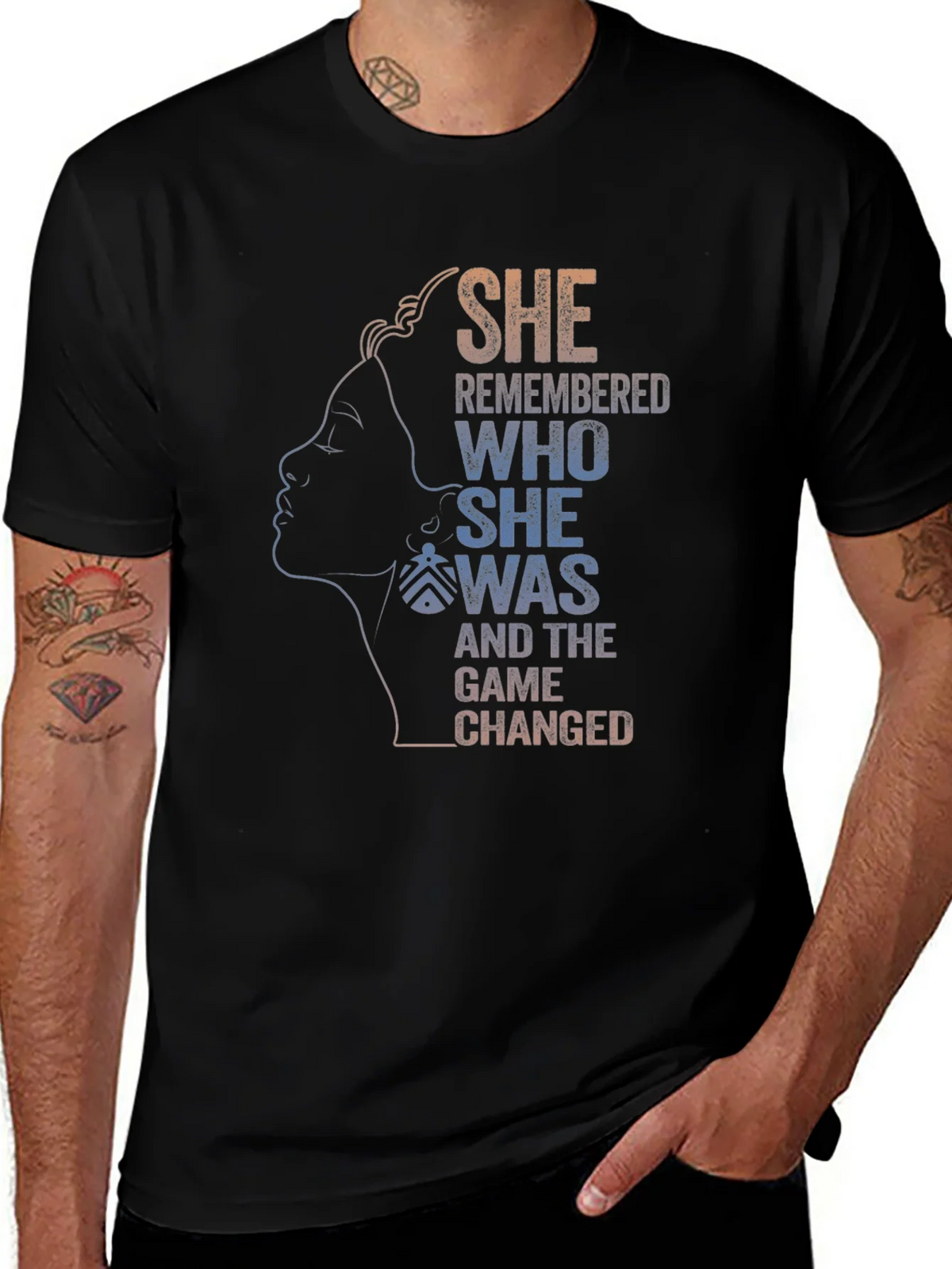 She Remembered Who She Was T-Shirt