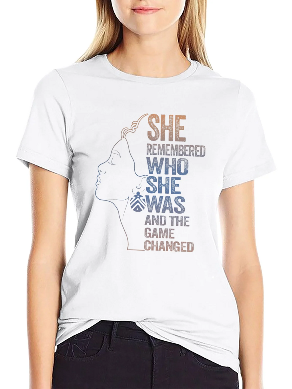 She Remembered Who She Was T-Shirt