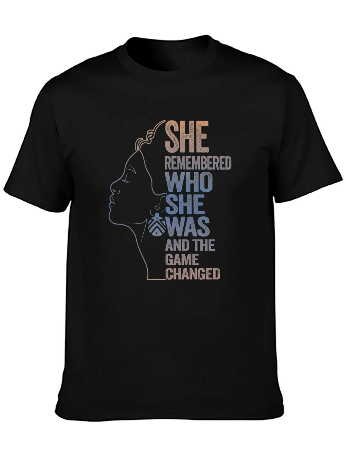 She Remembered Who She Was T-Shirt