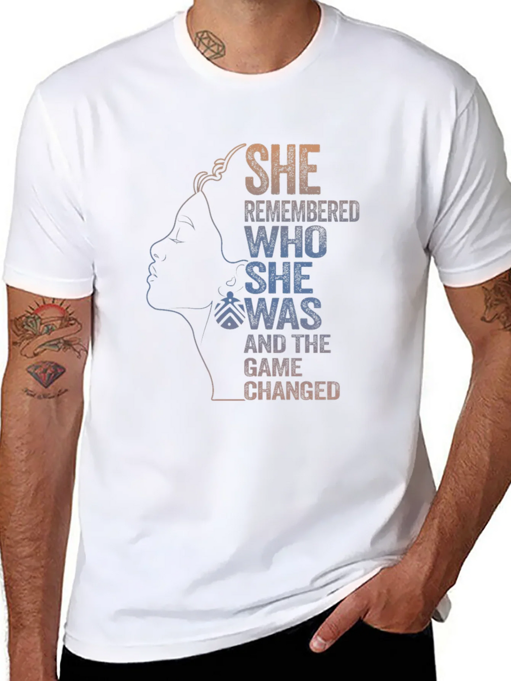 She Remembered Who She Was T-Shirt