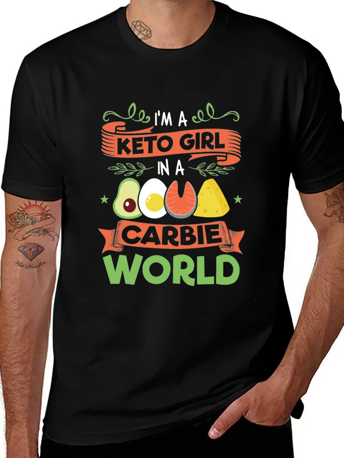 Keto Girl T-Shirt - Funny Keto Diet Shirt