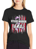 Vitiligo Warrior Dad T-Shirt