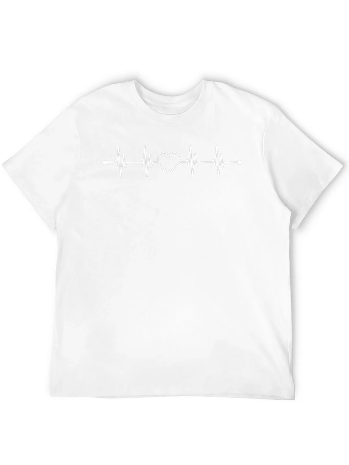 Heartbeat Graphic T-Shirt - Stylish Casual Tee