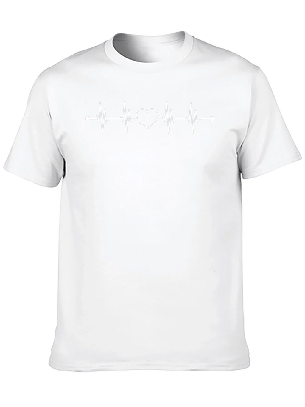 Heartbeat Graphic T-Shirt - Stylish Casual Tee
