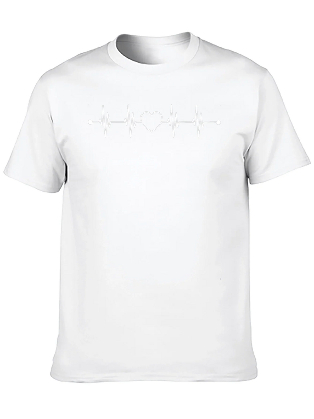 Heartbeat Graphic T-Shirt - Stylish Casual Tee