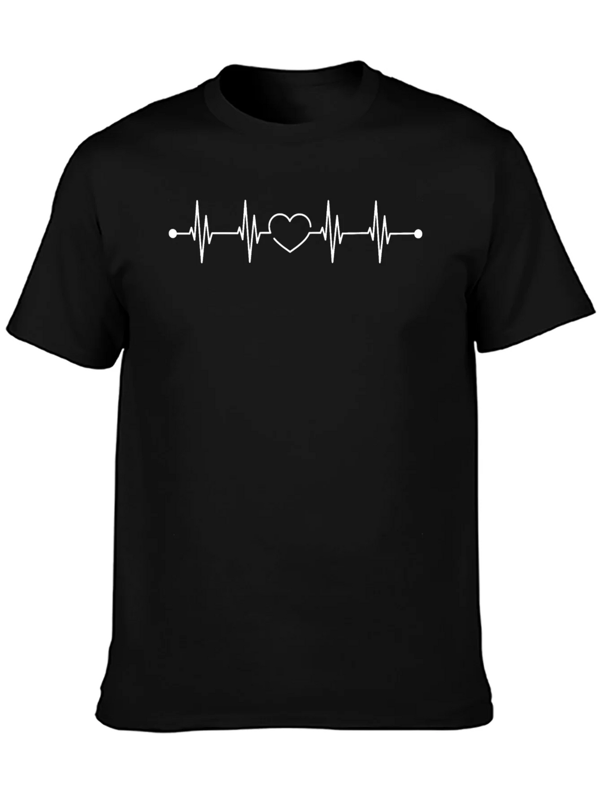 Heartbeat Graphic T-Shirt - Stylish Casual Tee
