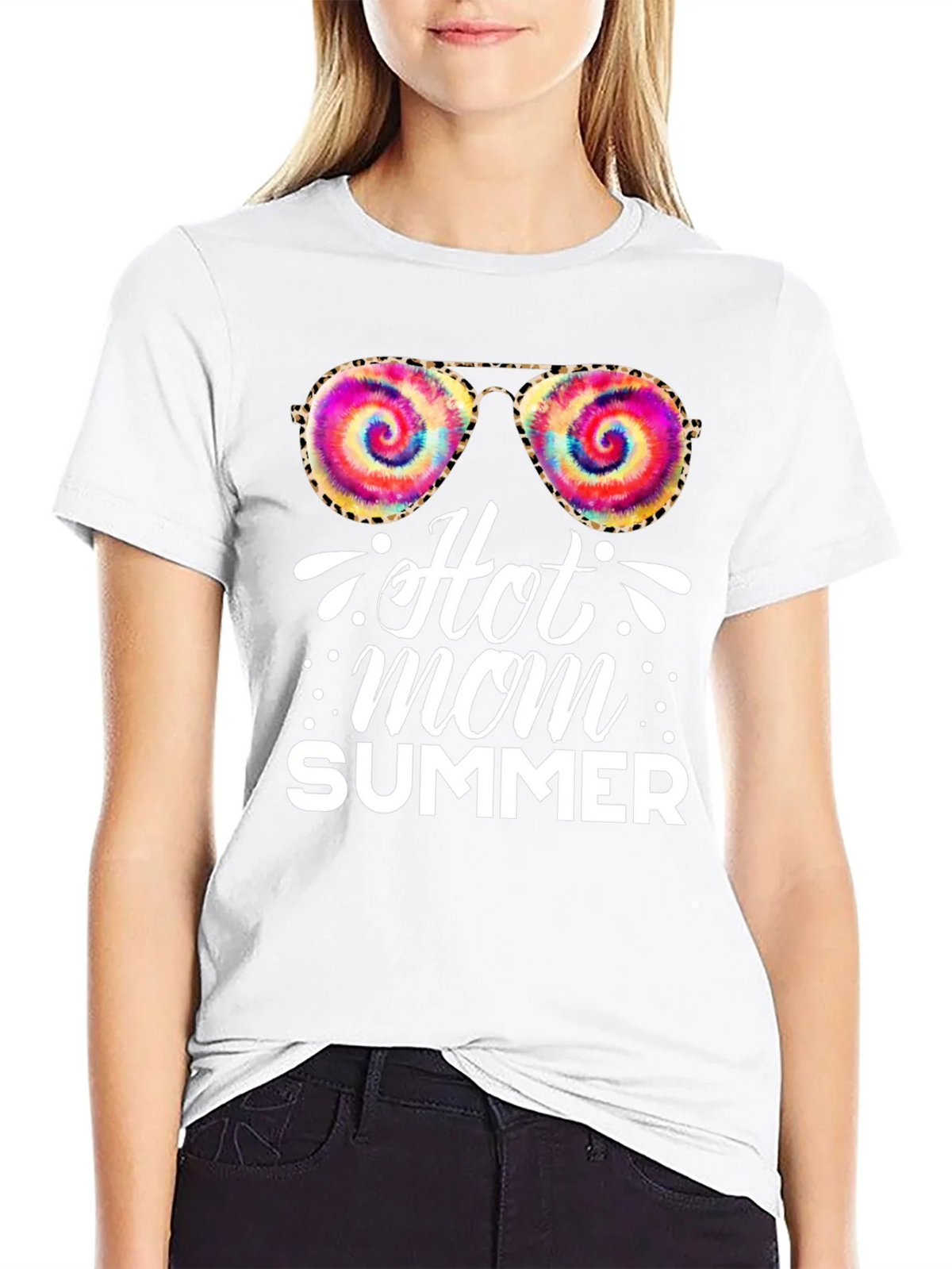 Hot Mom Summer Graphic T-Shirt