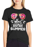 Hot Mom Summer Graphic T-Shirt