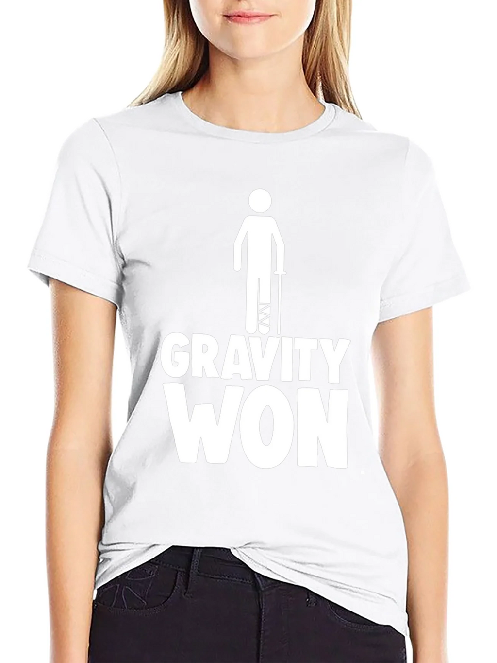 Gravity Won Funny Injury T-Shirt