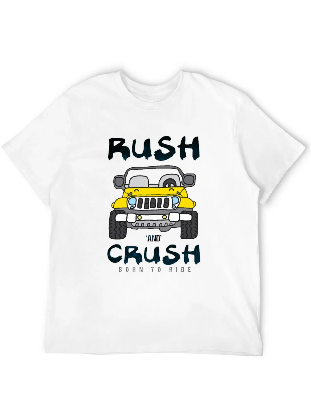 Rush and Crush Born to Ride Graphic T-Shirt