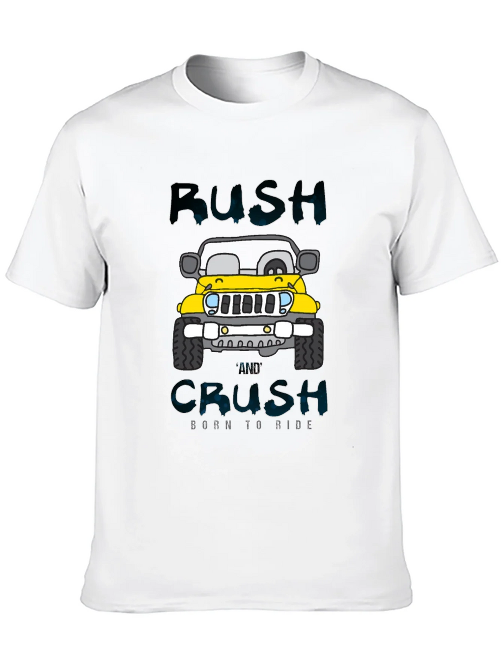 Rush and Crush Born to Ride Graphic T-Shirt