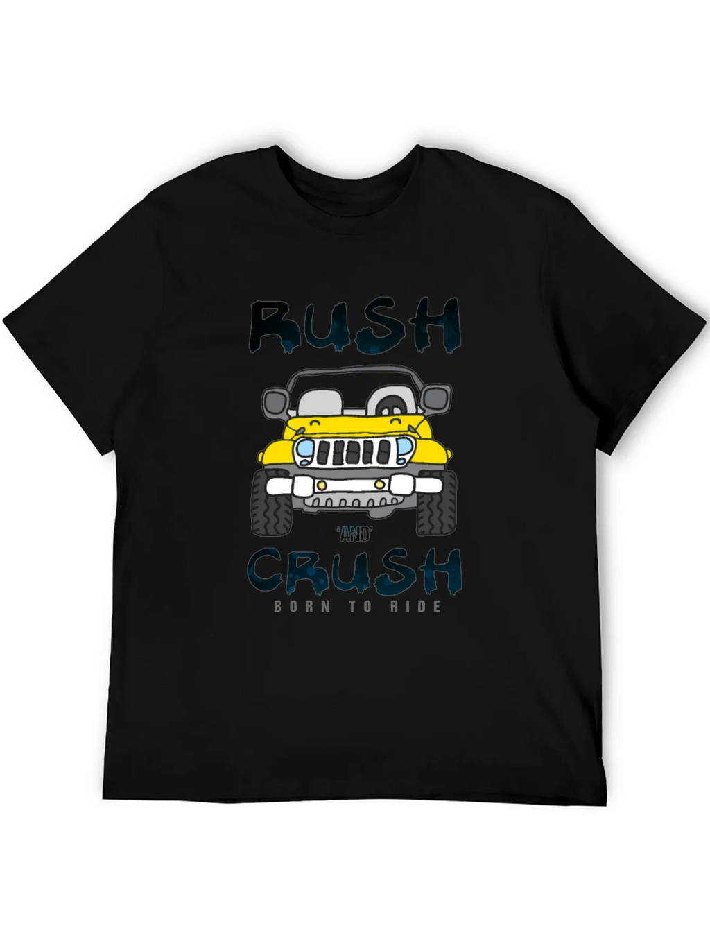 Rush and Crush Born to Ride Graphic T-Shirt