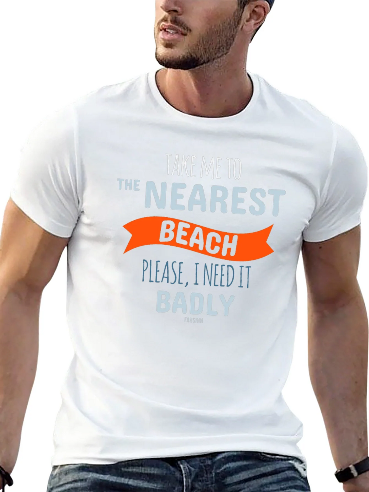 Beach Lovers T-Shirt: Take Me To The Nearest Beach!