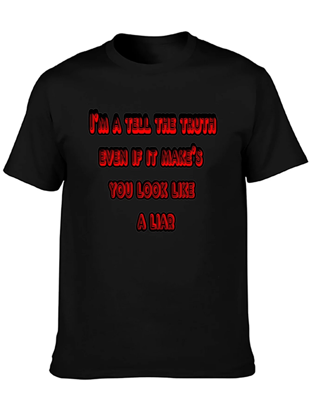 Truth Teller Black Graphic Tee