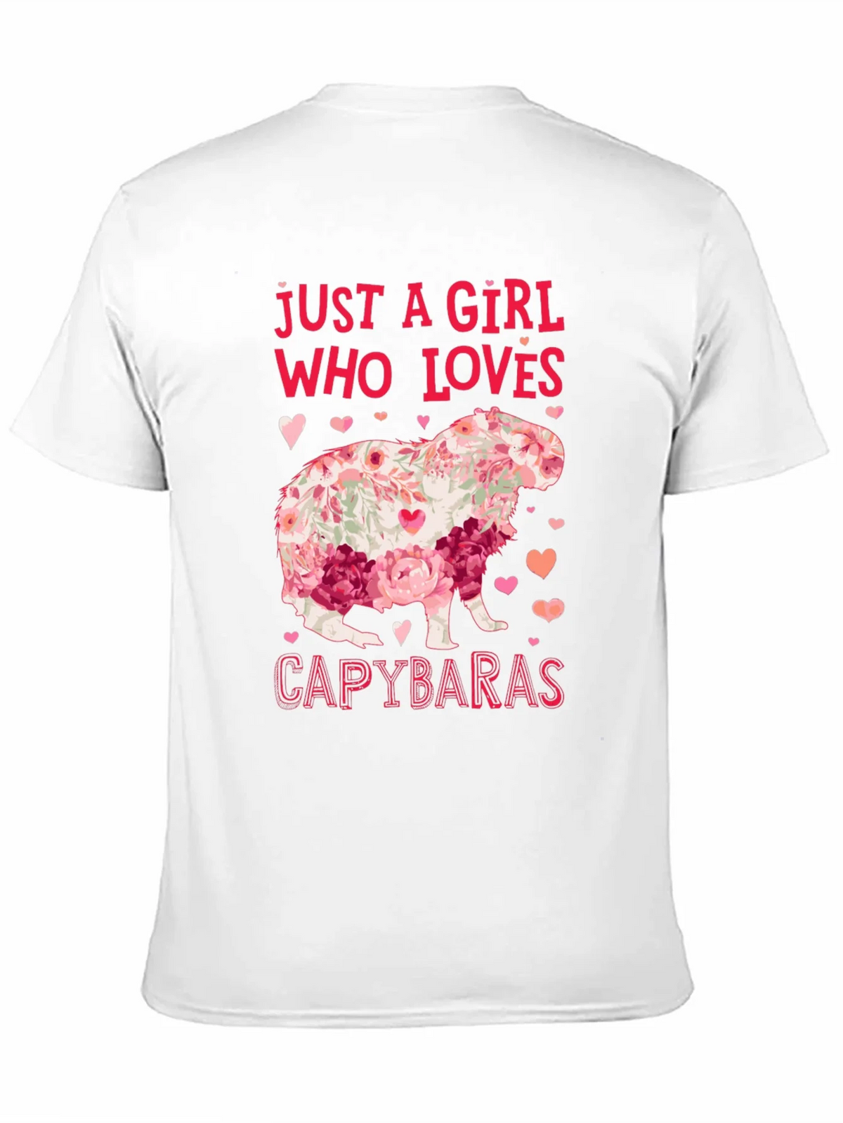 Just A Girl Who Loves Capybaras T-Shirt