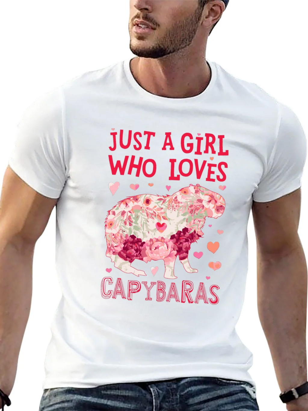 Just A Girl Who Loves Capybaras T-Shirt