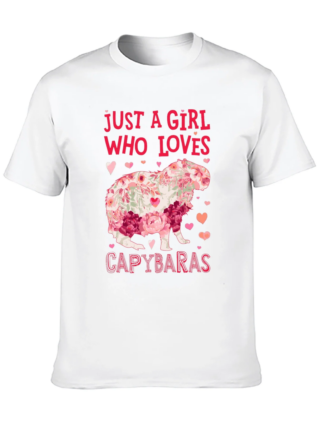 Just A Girl Who Loves Capybaras T-Shirt